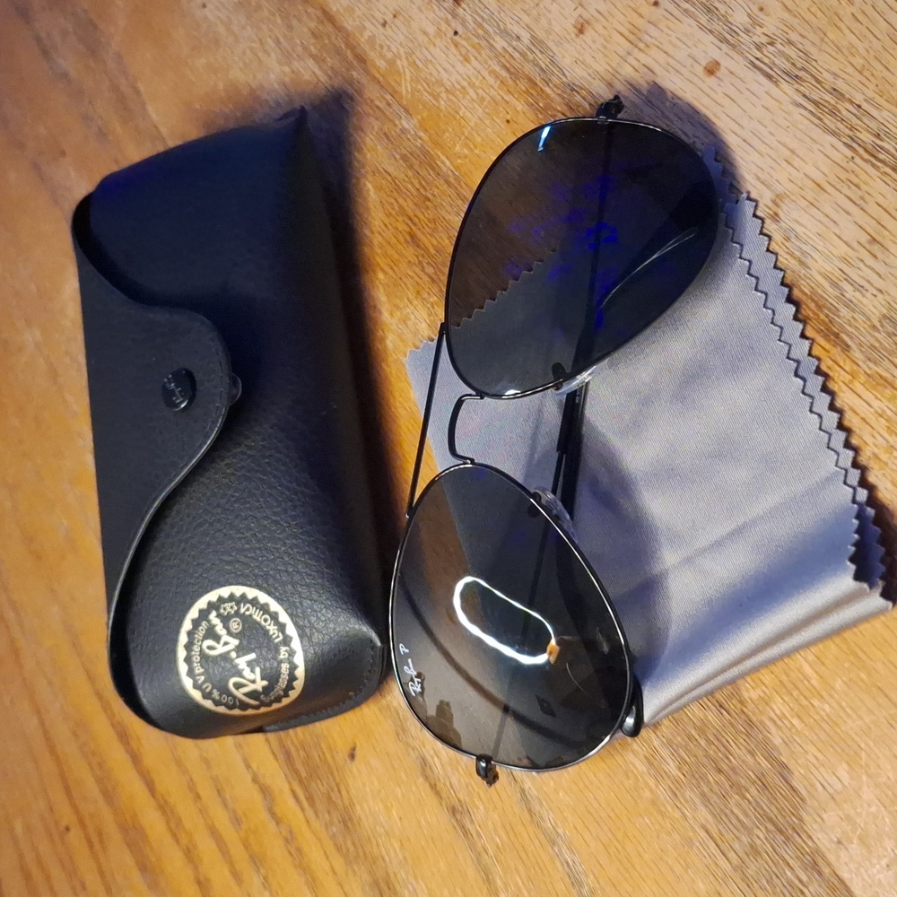 Rayban aviator sunglasses  with case